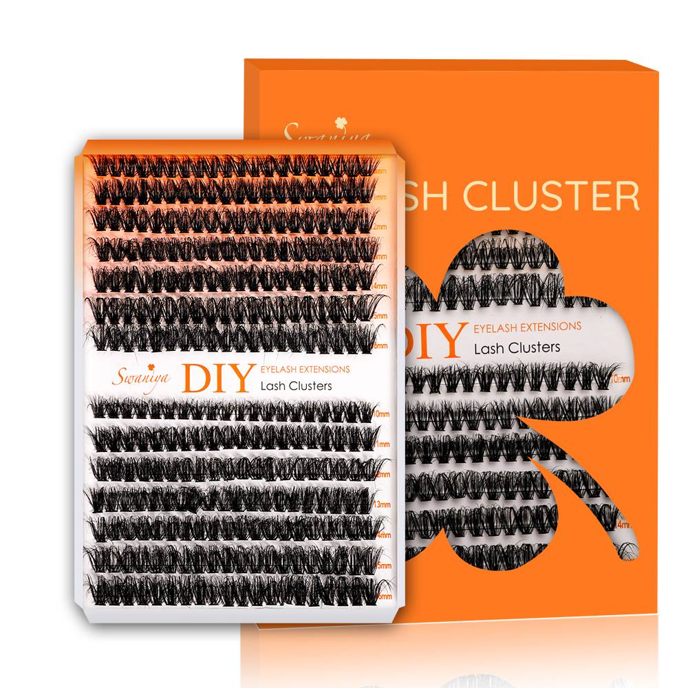 DIY Fluffy Lash klasteri
